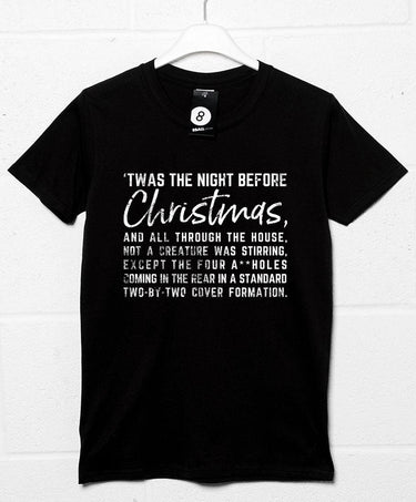 Twas the Night Before Christmas Theo Quote Graphic T-Shirt For Men 8Ball
